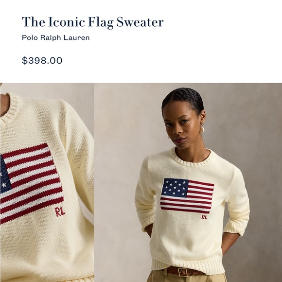 Ralph Lauren The Iconic Flag Sweater - Picture 2 of 11